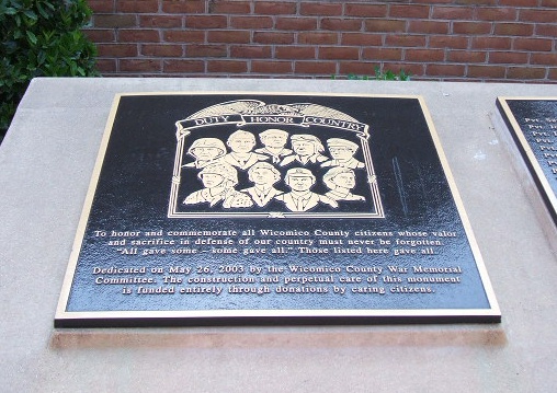 The War Memorial was dedicated in 2003.